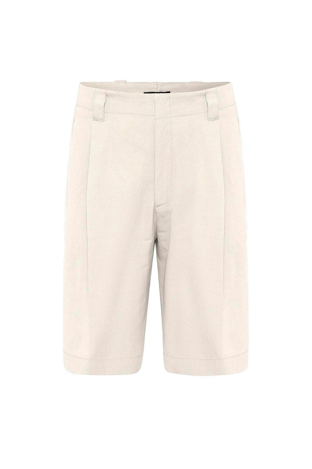 ANT Antioch Stone High Waist Pleated Relaxed Bermuda Men's Shorts - Leduc
