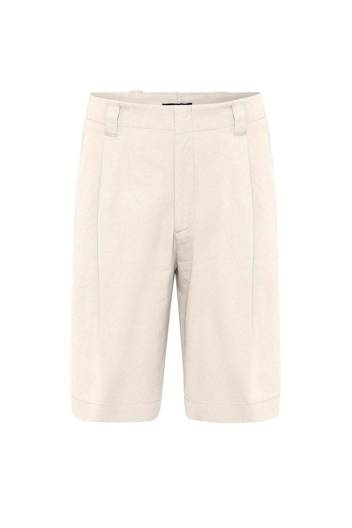 ANT Antioch Stone High Waist Pleated Relaxed Bermuda Men's Shorts - Leduc