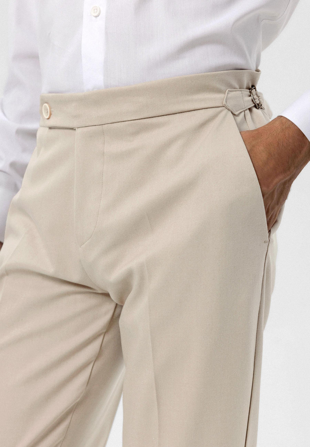 ANT Antioch Stone High Waist Regular Fit Men's Pants - Edgware