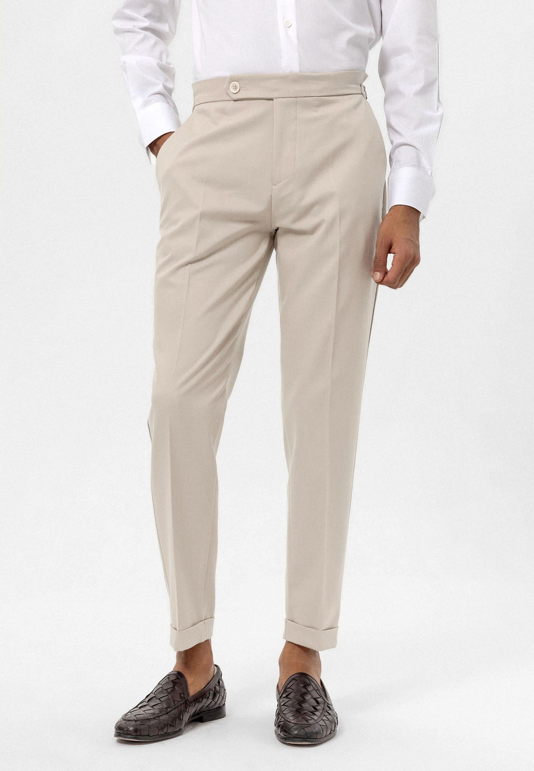 ANT Antioch Stone High Waist Regular Fit Men's Pants - Edgware