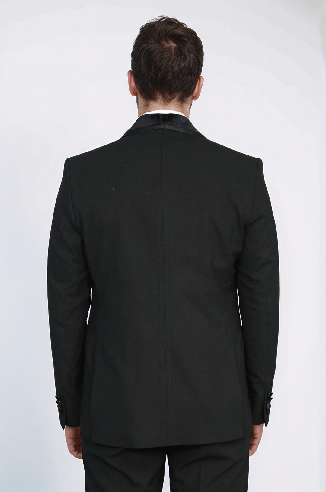 WSS Classic Velvet Collar Black Tuxedo Suit  - Temecula