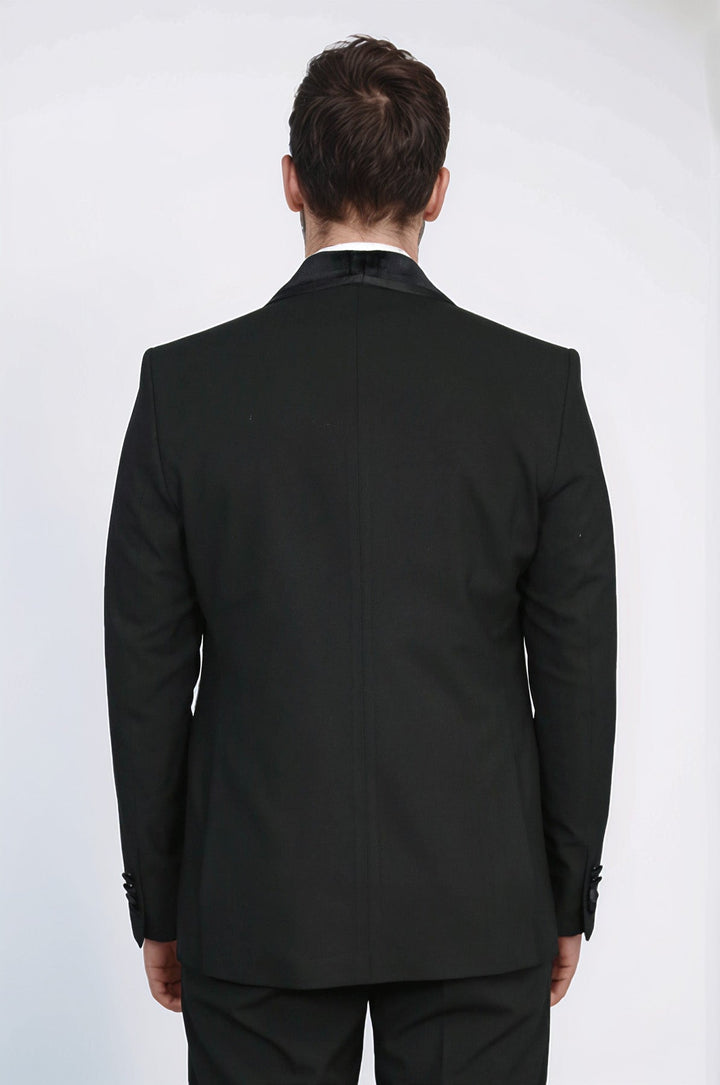 WSS Classic Velvet Collar Black Tuxedo Suit  - Temecula