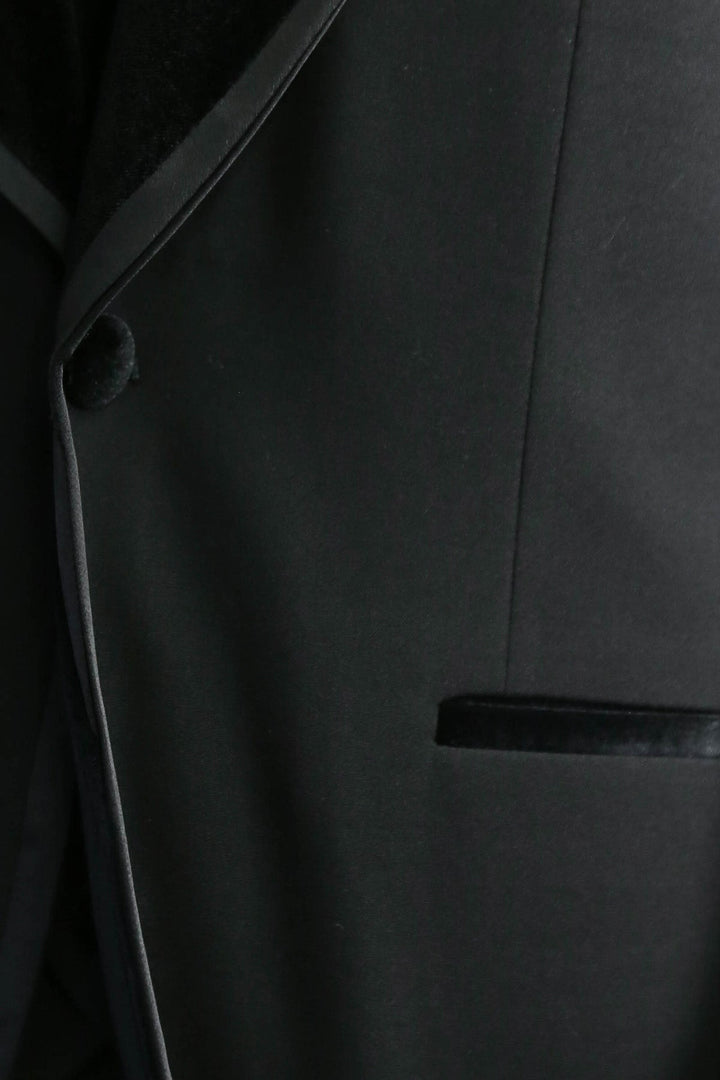 WSS Classic Velvet Collar Black Tuxedo Suit  - Temecula
