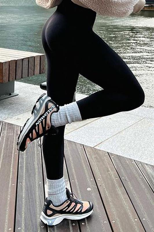 MDX Black High Waist Women's Leggings MG2230 - Oak Creek