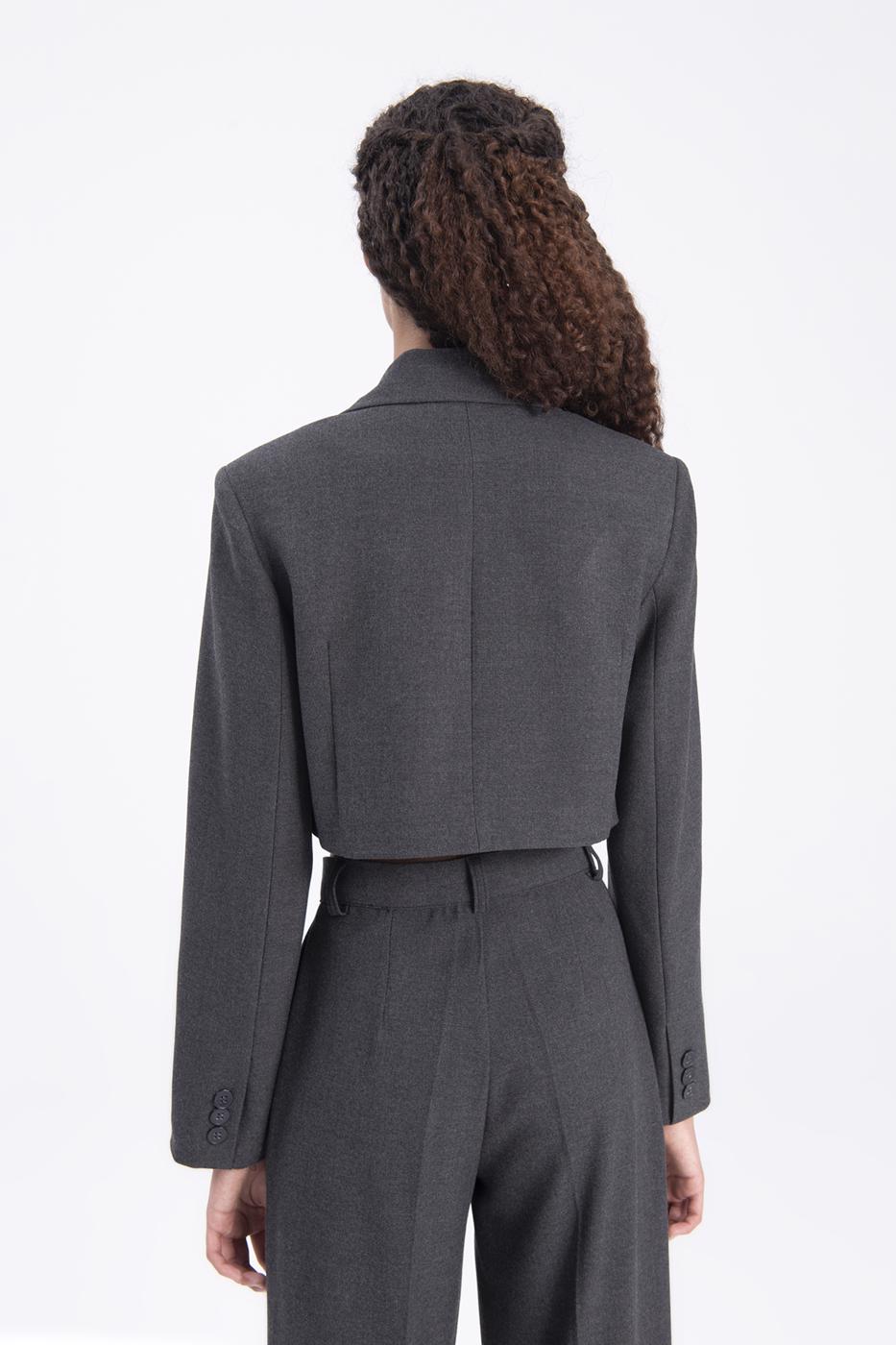 BSL Women Single button crop jacket - Manchester