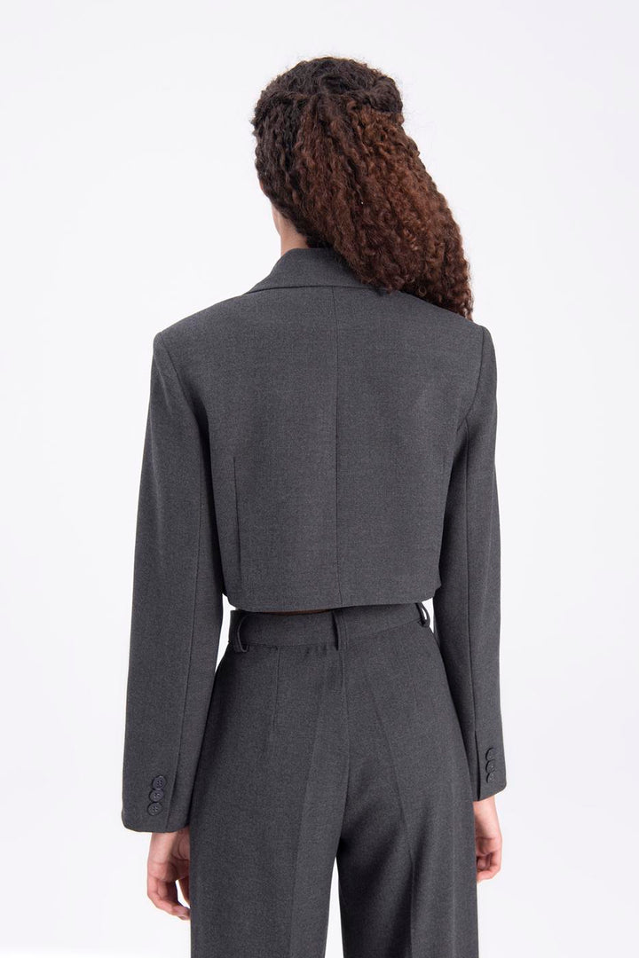BSL Women Single button crop jacket - Manchester