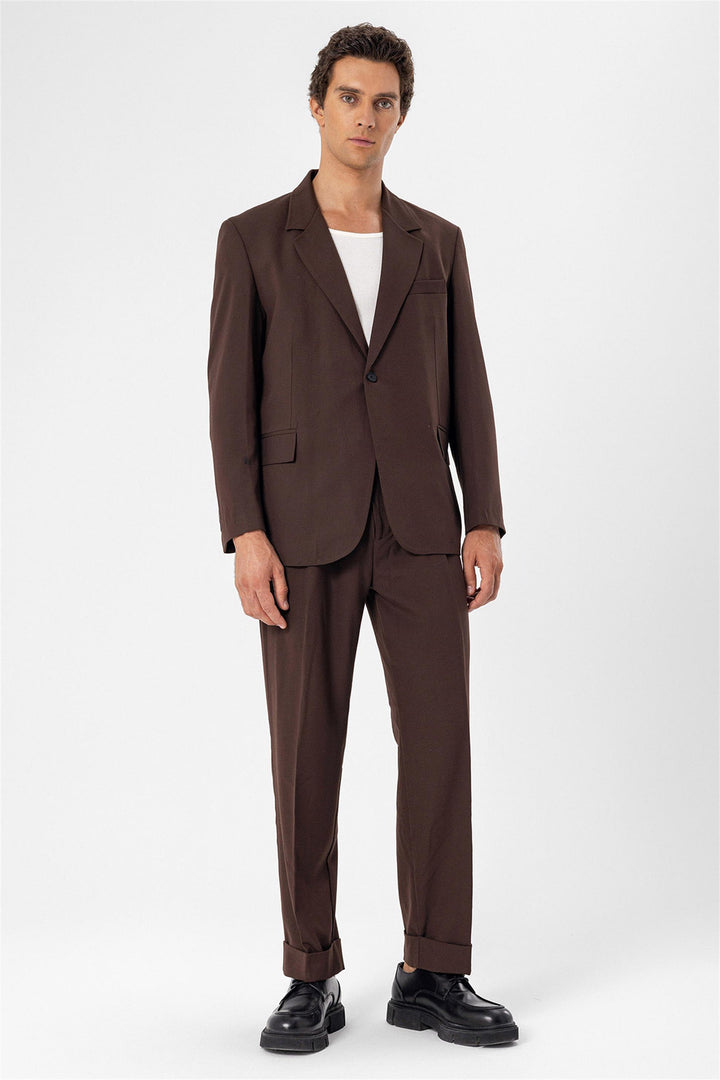 ANT Single Button Closure Slim Fit Men's Jacket - Kamloops