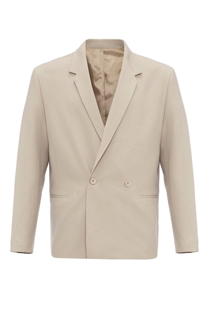 ANT Single Button Double Breasted Closure Men's Blazer Jacket - Santa María Texmelucan