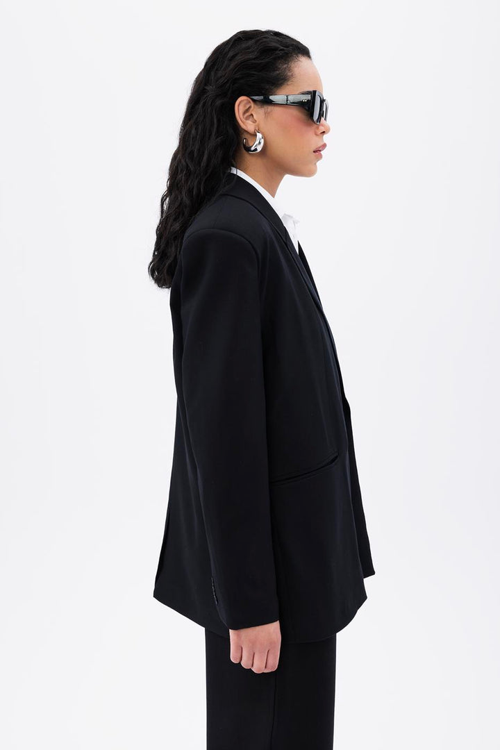 BSL Women Single Button Blazer Jacket - Bochum