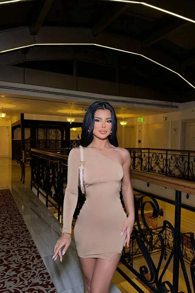 EYY Women ONE SLEEVE SLIT DRESS - Nürtingen