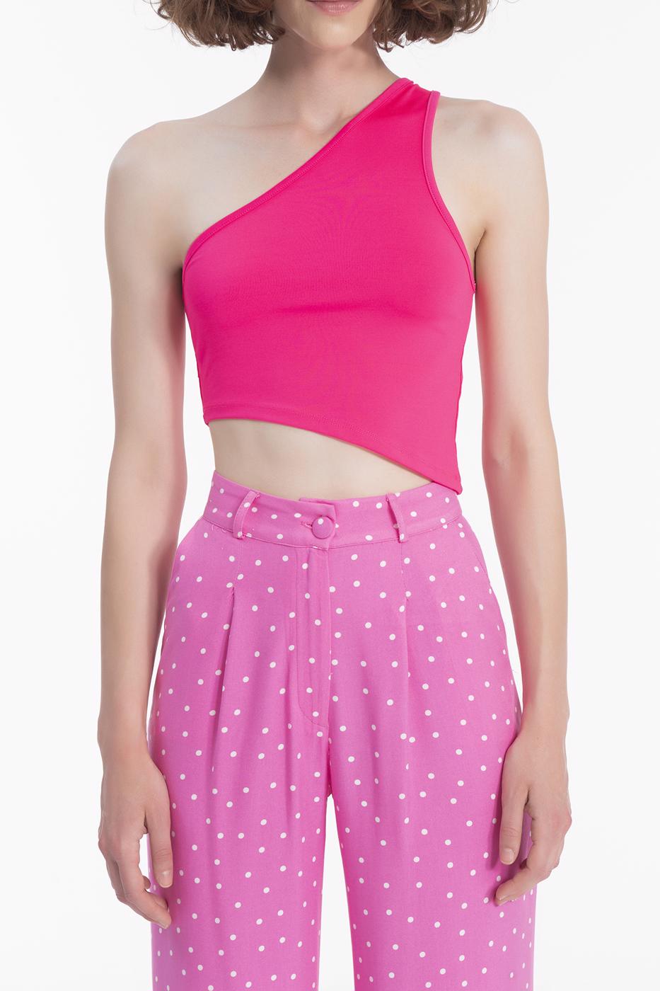 BSL Women One shoulder asymetric hem top - Salamanca