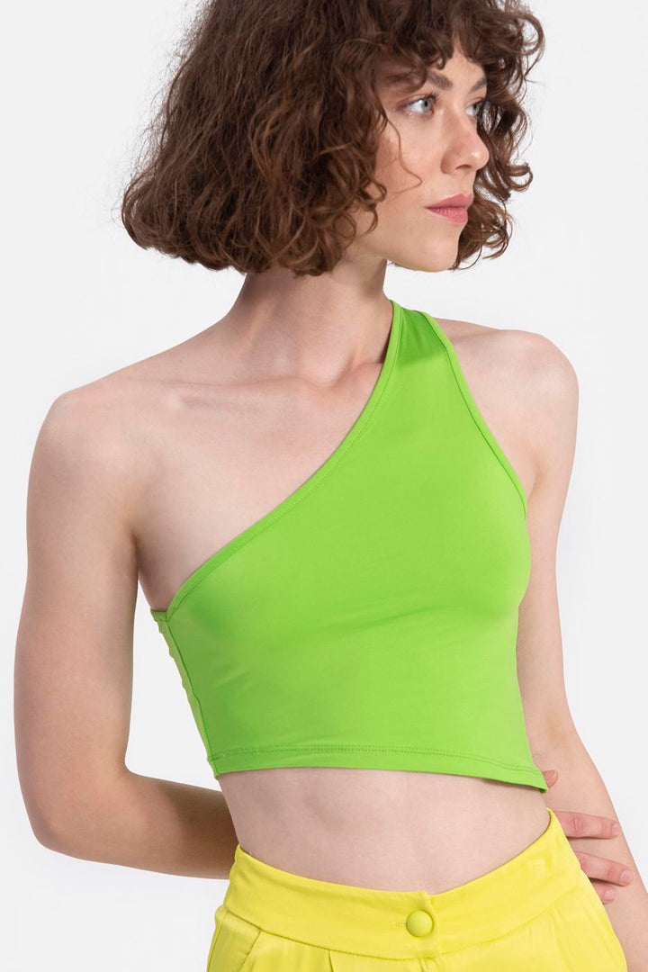BSL Women One shoulder asymetric hem top - Horad Barysaw