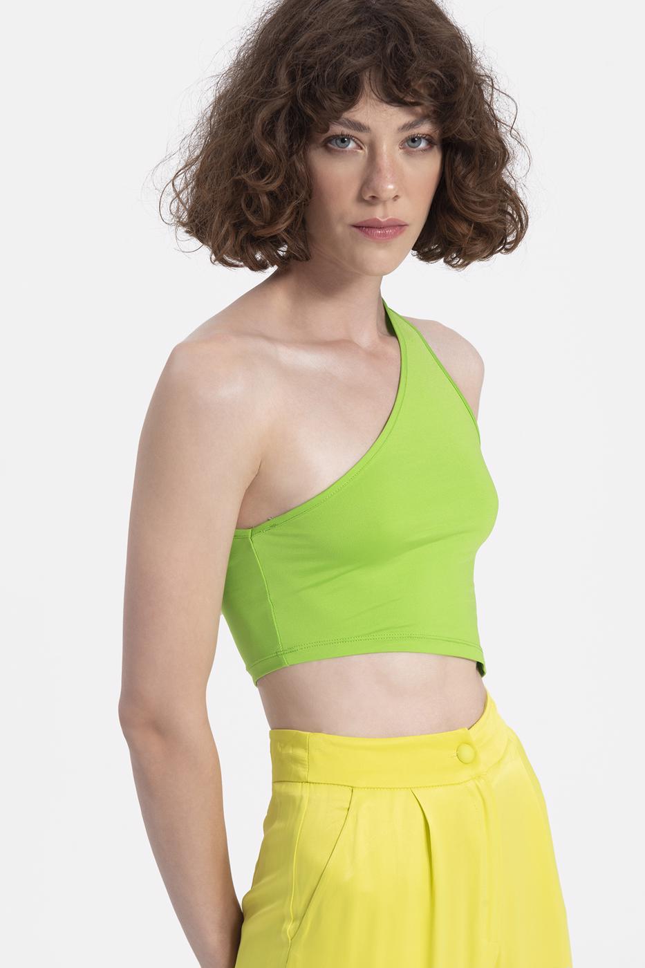 BSL Women One shoulder asymetric hem top - Horad Barysaw