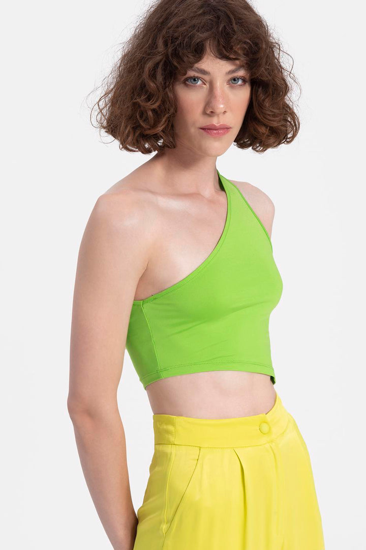 BSL Women One shoulder asymetric hem top - Horad Barysaw