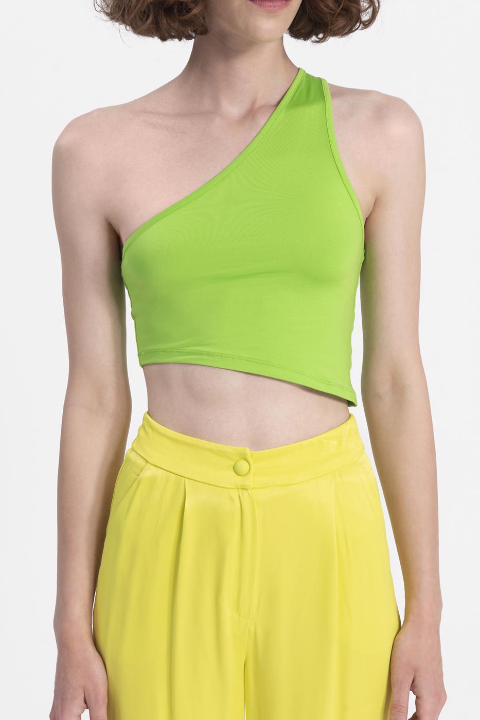 BSL Women One shoulder asymetric hem top - Horad Barysaw