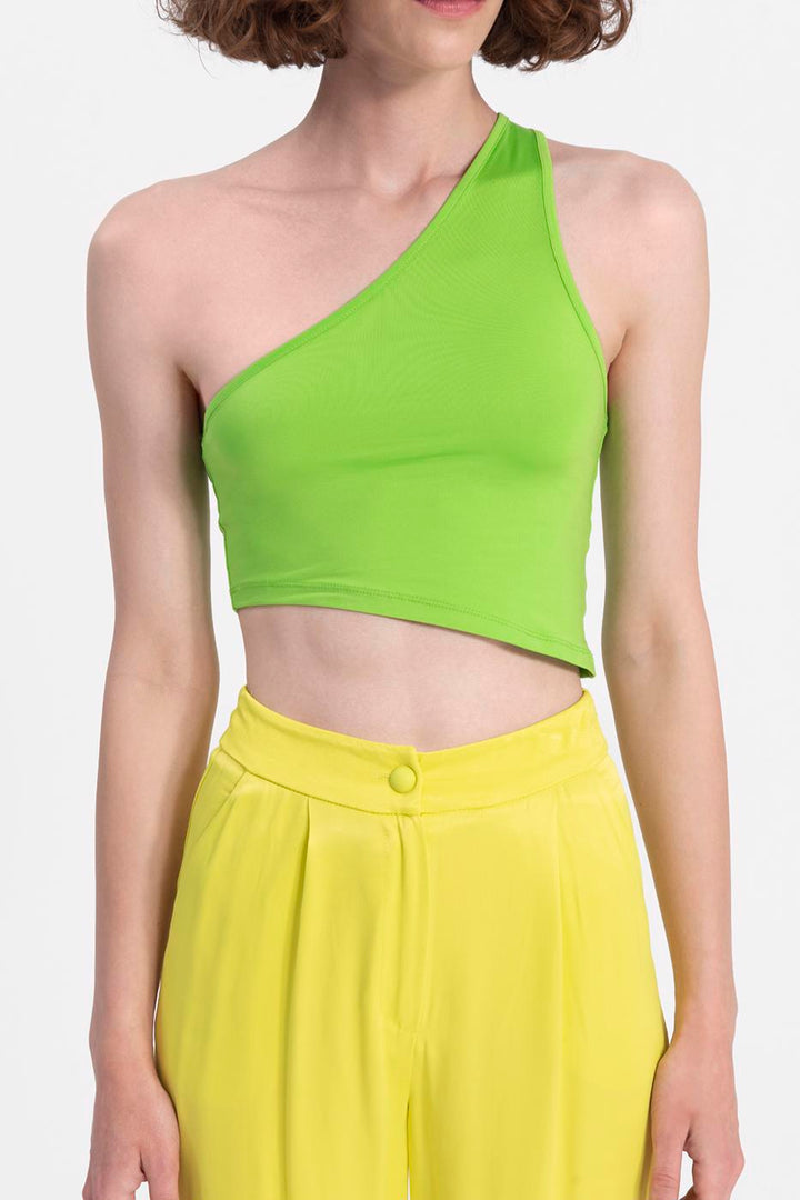 BSL Women One shoulder asymetric hem top - Horad Barysaw