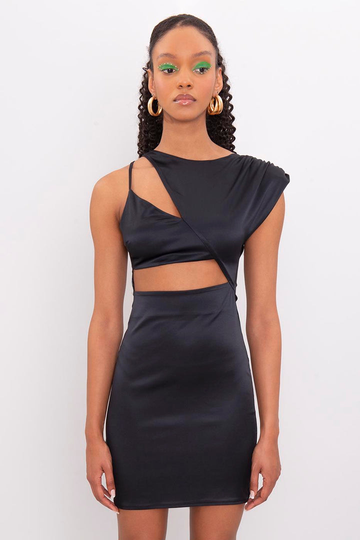 BSL Women One Shoulder Strappy Mini Dress - Kingston upon Hull