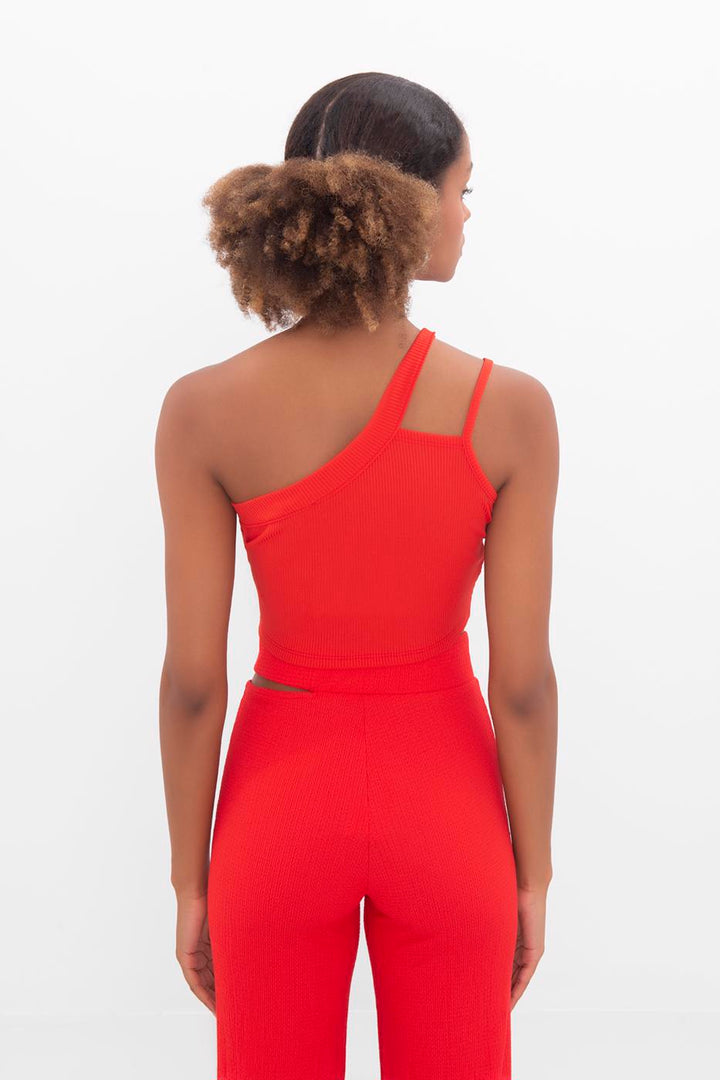 BSL Women One shoulder strapped crop top - Urbana