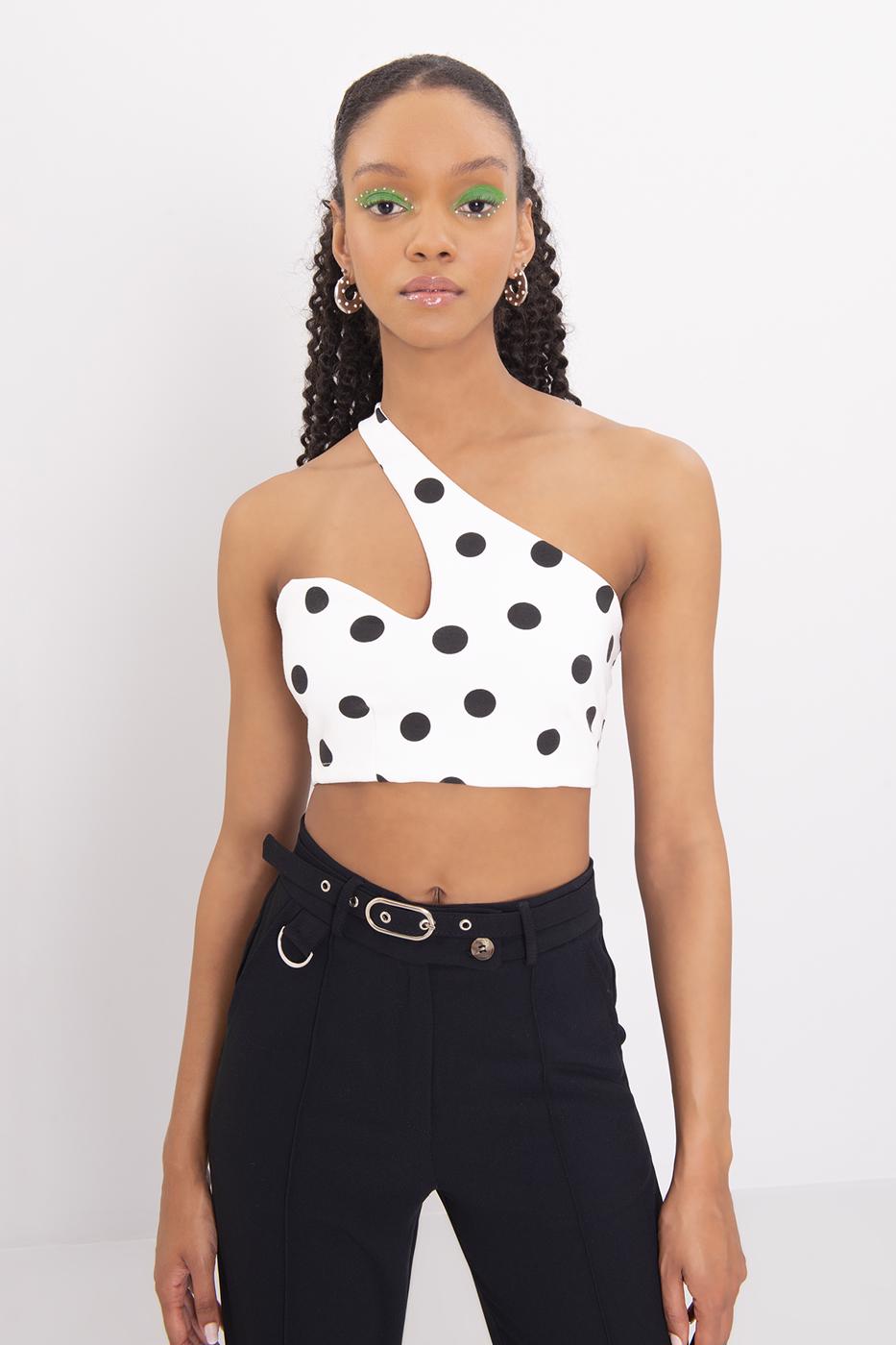 BSL Women One Shouldered Banded Bustier - Lokeren