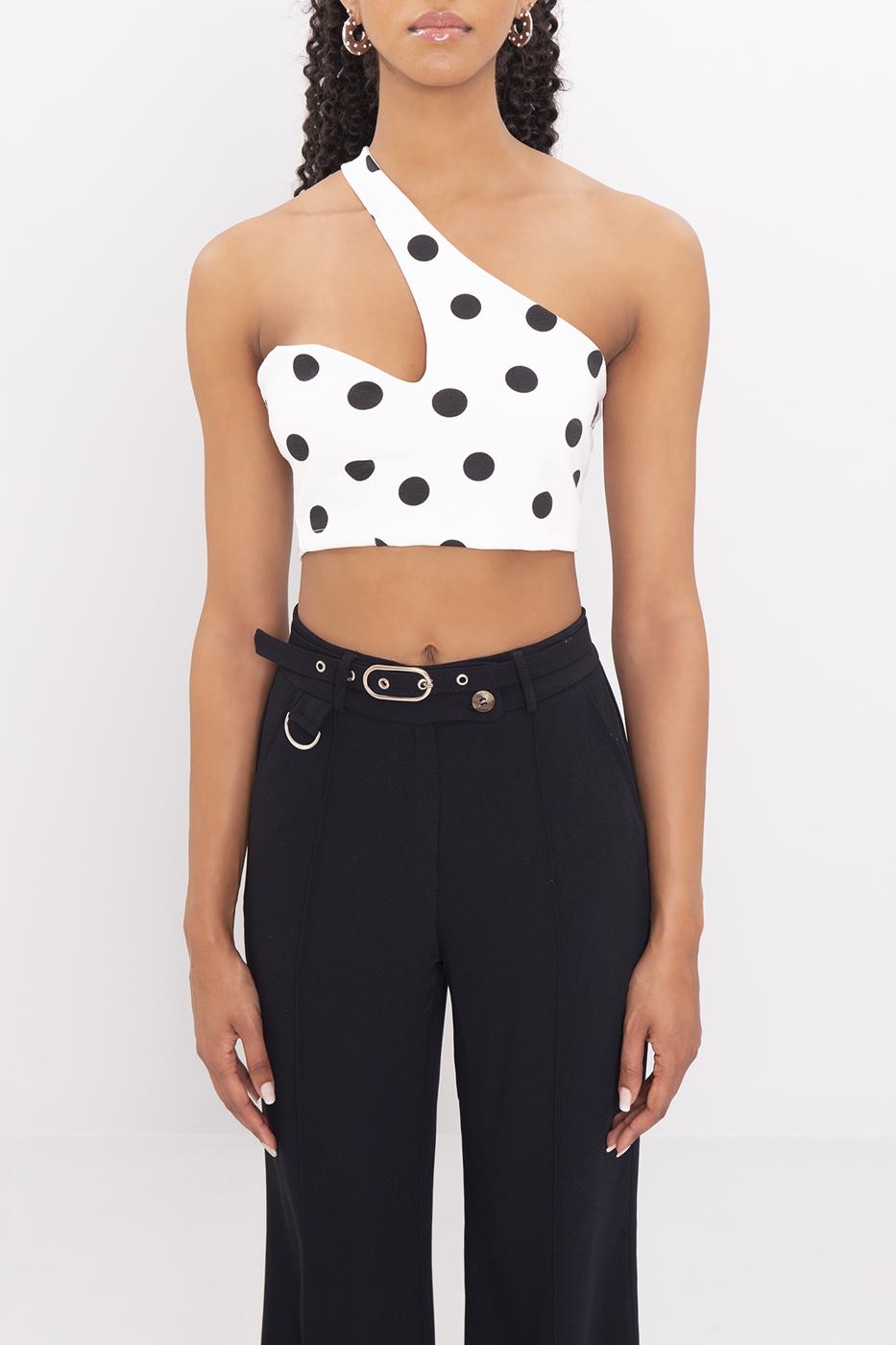 BSL Women One Shouldered Banded Bustier - Lokeren