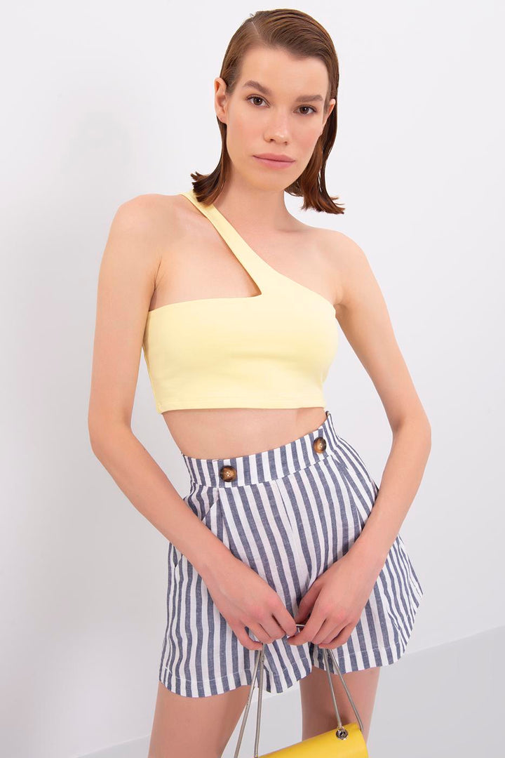 BSL Women One shoulder bustier  - East Honolulu