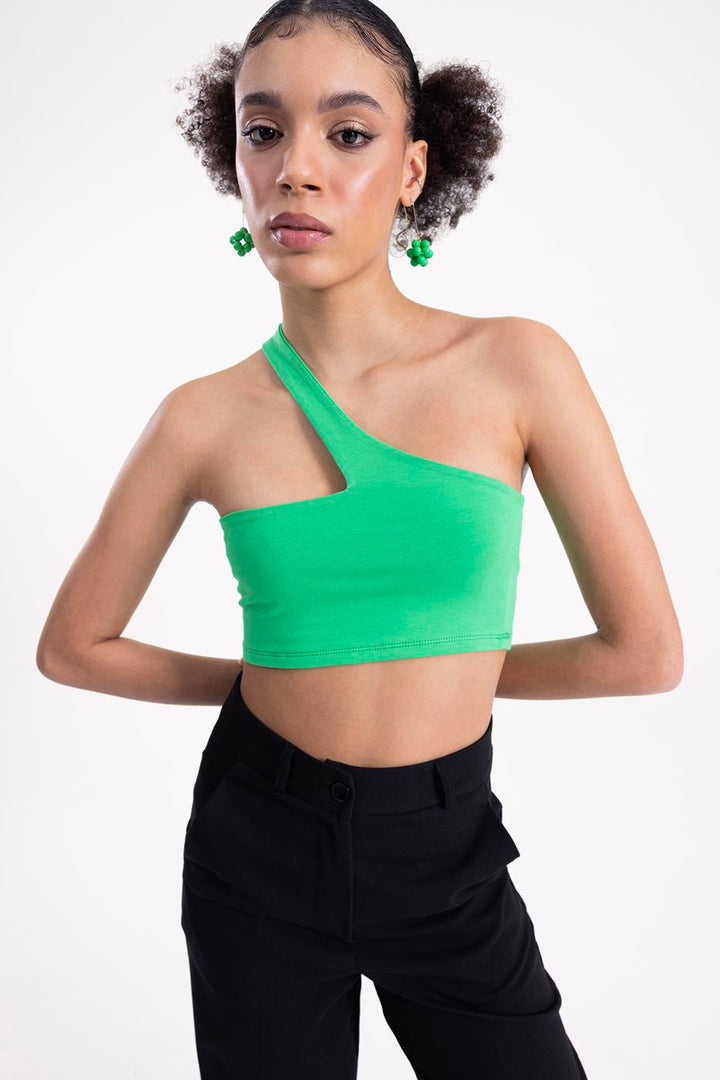 BSL Women One shoulder bustier  - Rock Hill