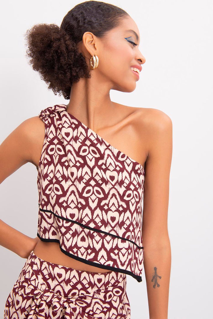 BSL Women One Shoulder Blouse - Zhovti Vody