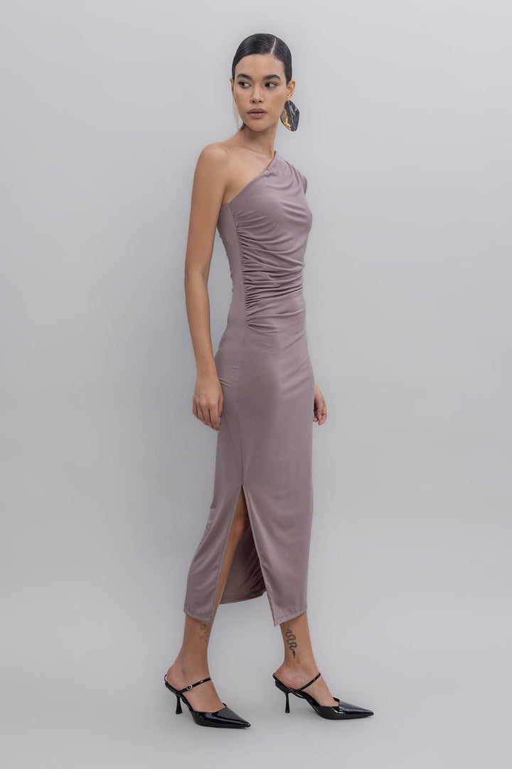 BSL Women One-shouldered Midi dress - Fondi
