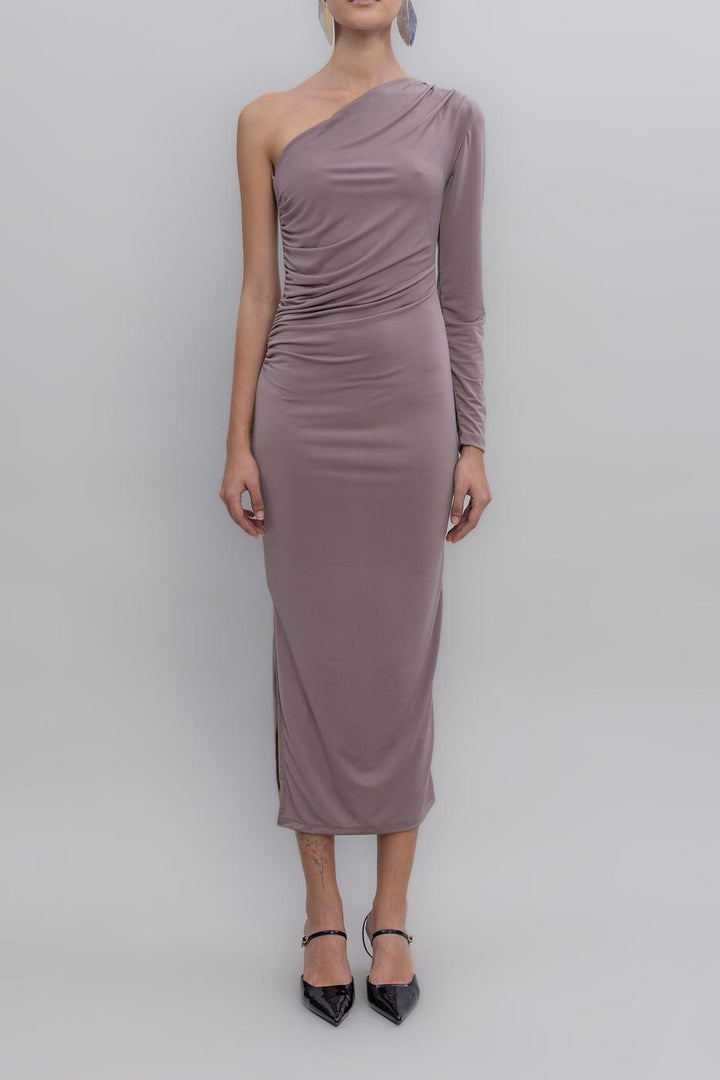 BSL Women One-shouldered Midi dress - Fondi