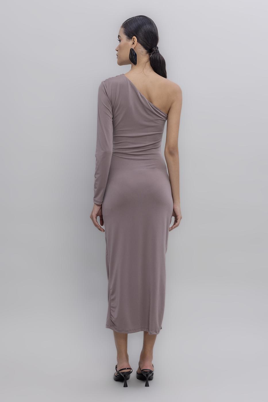 BSL Women One-shouldered Midi dress - Fondi