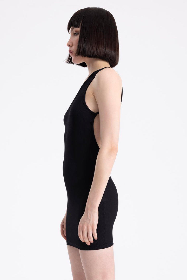 BSL Women One Shouldered Mini Dress - Arvada