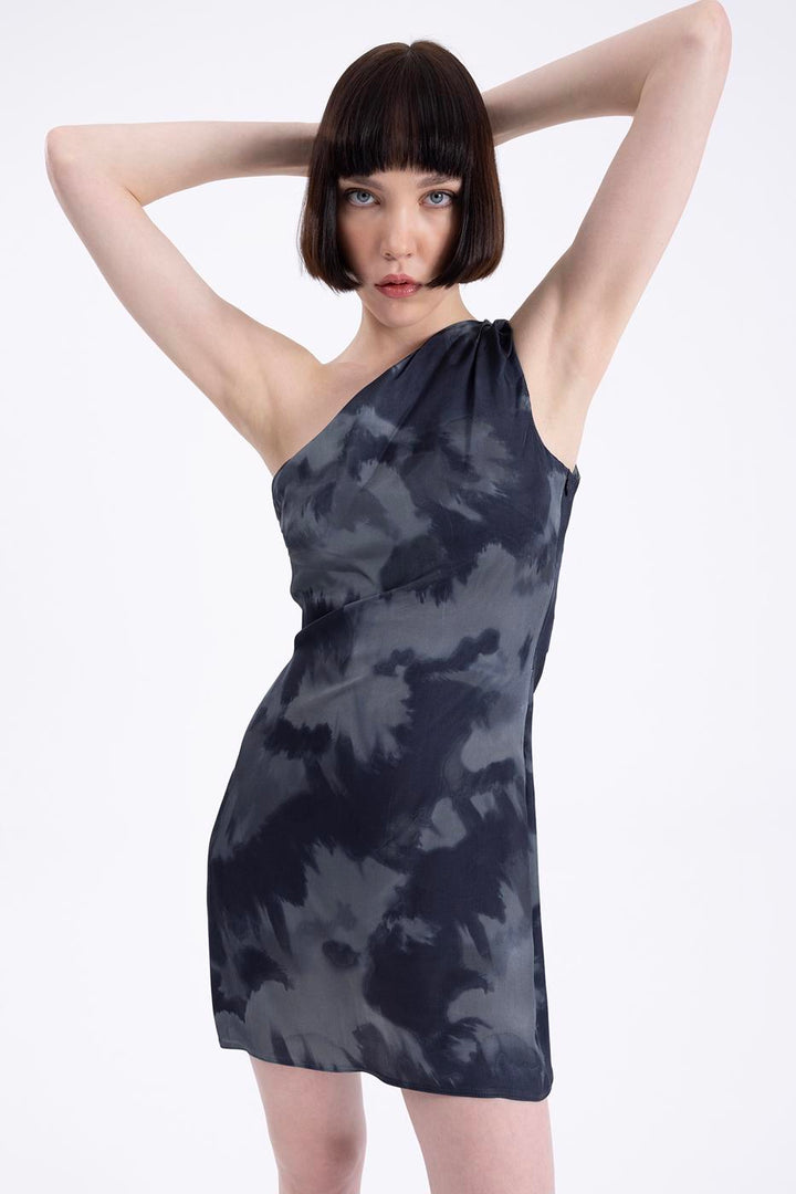 BSL Women One Shouldered Mini Dress - Mount Vernon
