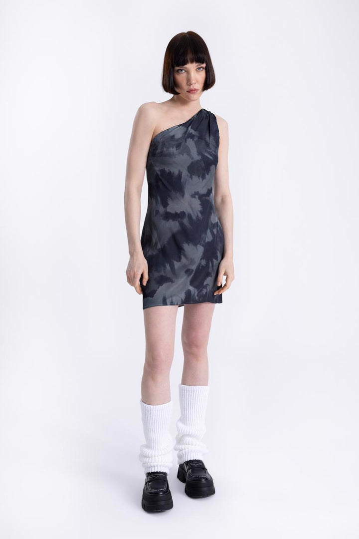 BSL Women One Shouldered Mini Dress - Mount Vernon