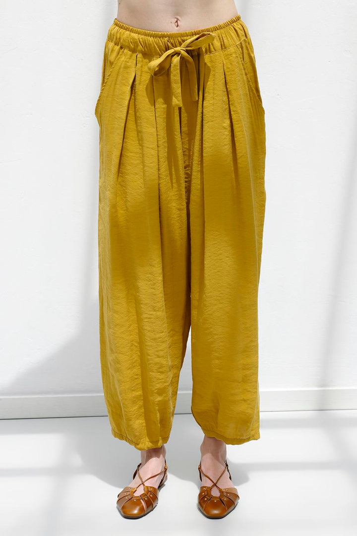 BSL Women Tencel Pleated Shalwar Trousers - San Antonio