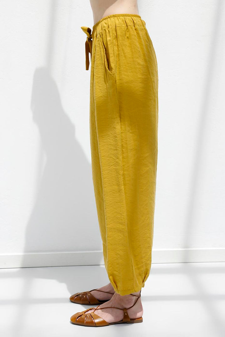 BSL Women Tencel Pleated Shalwar Trousers - San Antonio