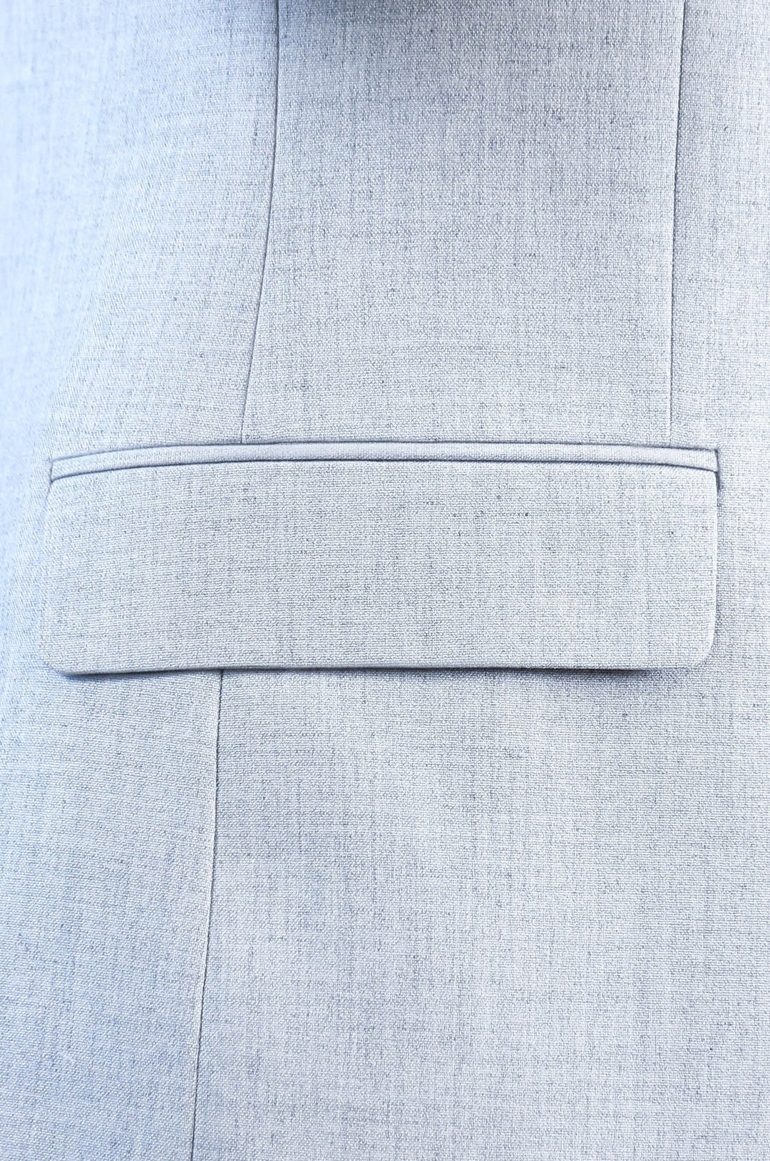 WSS Light Blue Slim Fit Two-Button Linen Men's Suit  - Wilkes-Barre