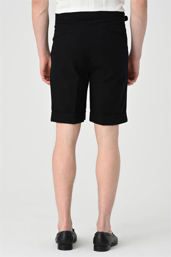 ANT Buckle Detailed Pleated Men's Shorts - Parkland