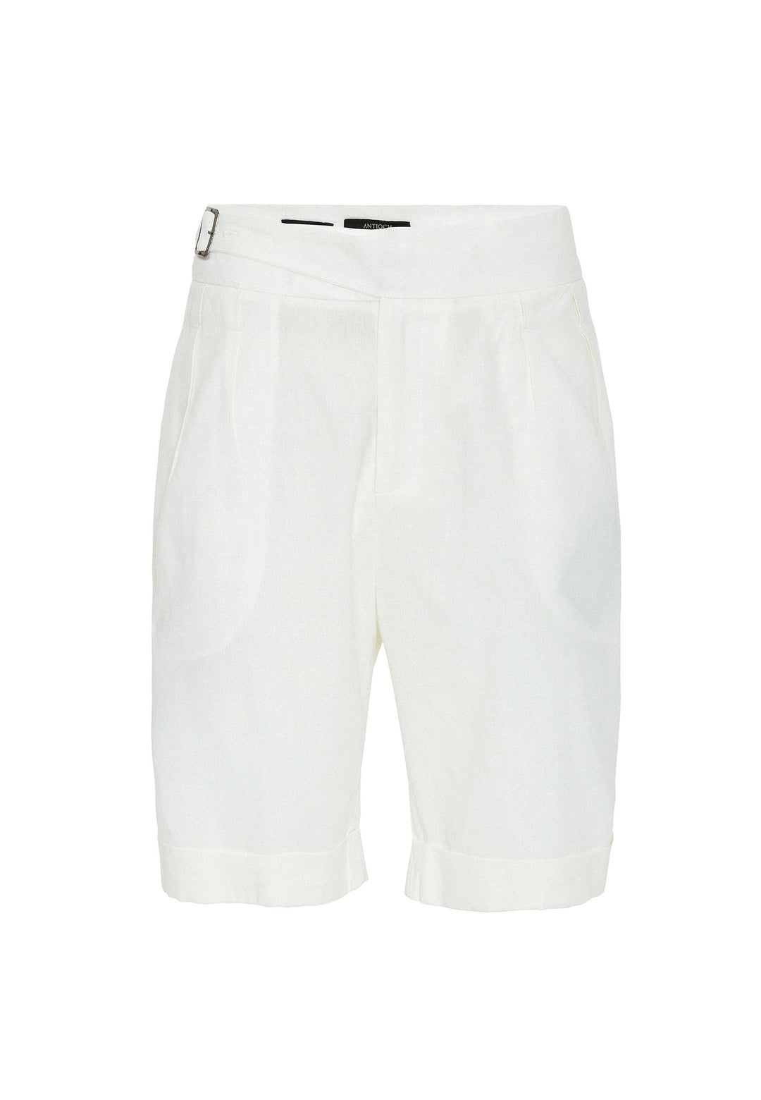ANT Buckle Detailed Pleated Men's Shorts - Messina