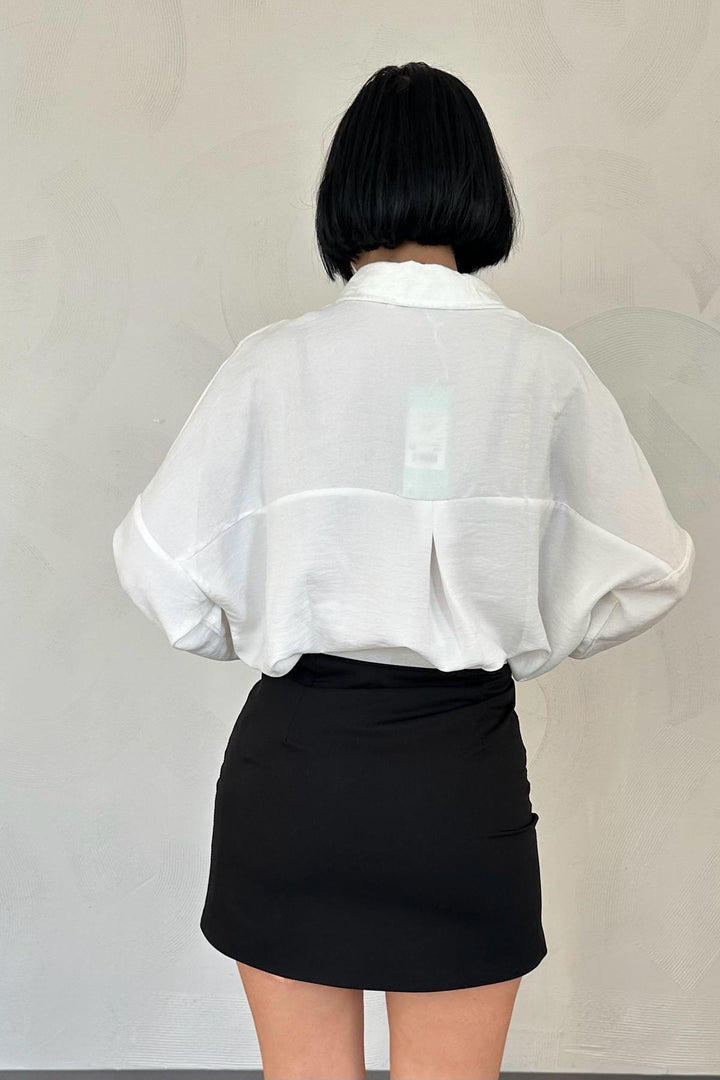 ELS Wholesale White Stone Embroidered Shirt - Saskatoon