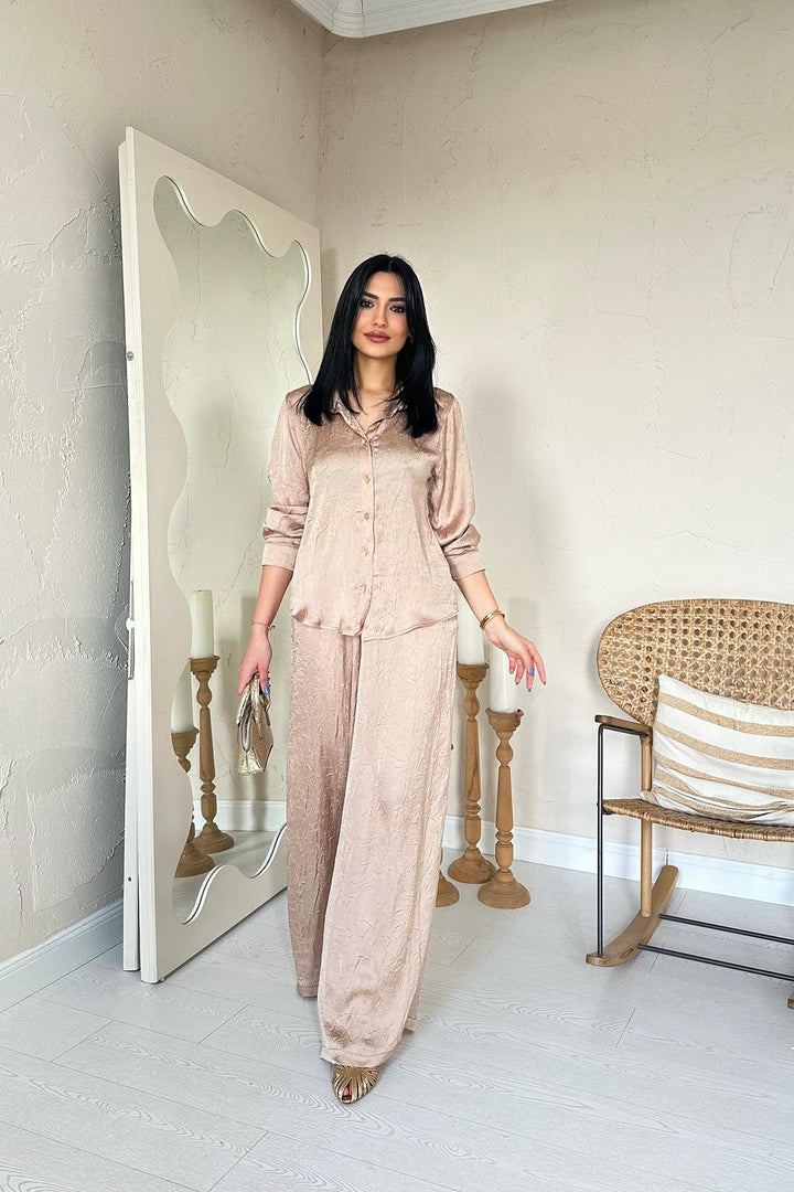 ELS Wholesale Camel Two-Piece Suit - Worms