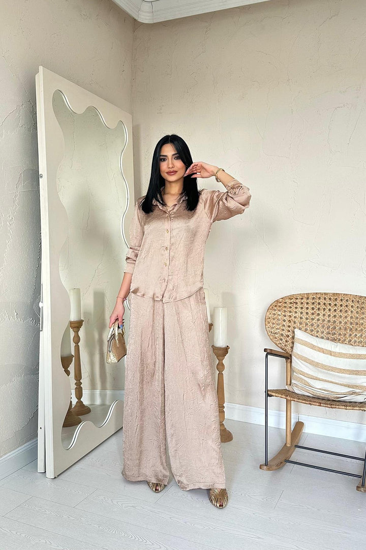 ELS Wholesale Camel Two-Piece Suit - Worms