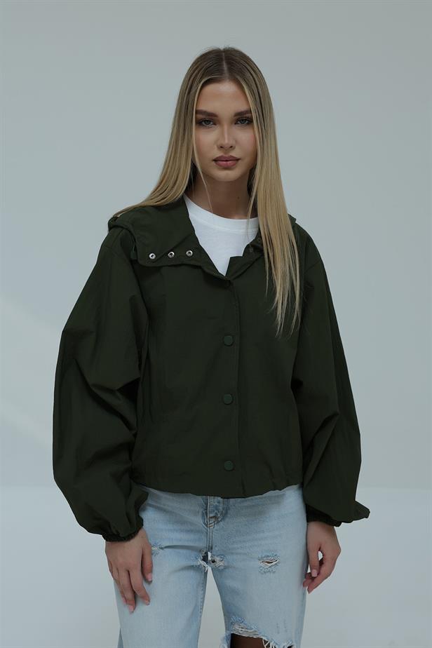 RYN Hooded Jacket - Khaki - Singen
