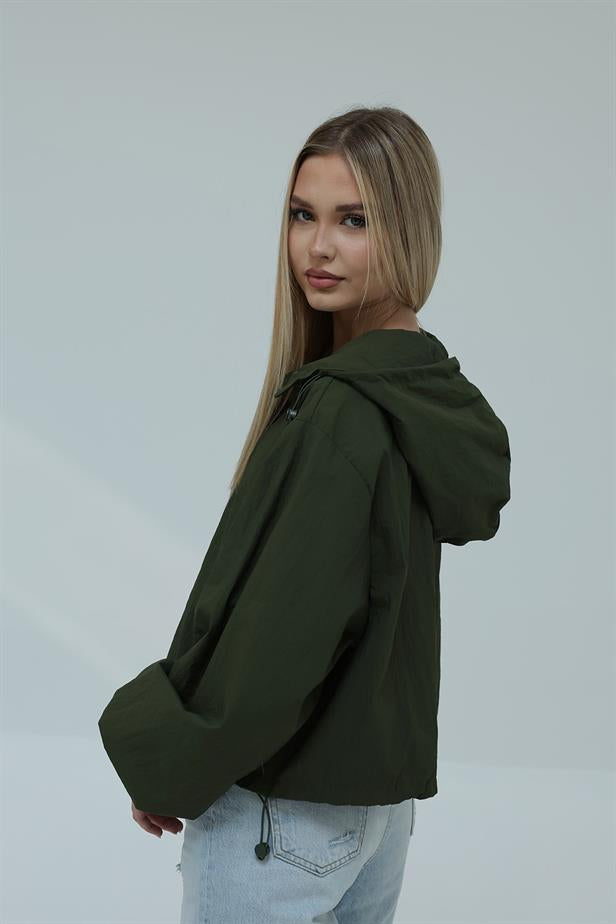 RYN Hooded Jacket - Khaki - Singen