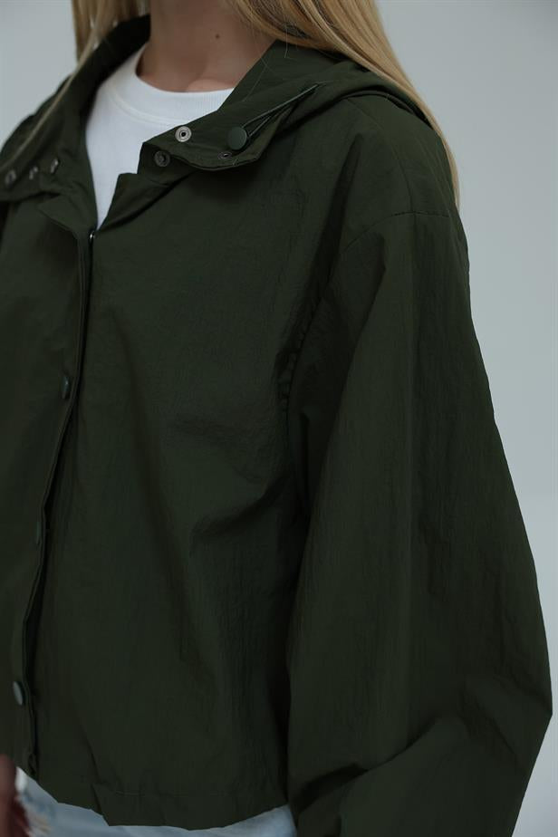 RYN Hooded Jacket - Khaki - Singen