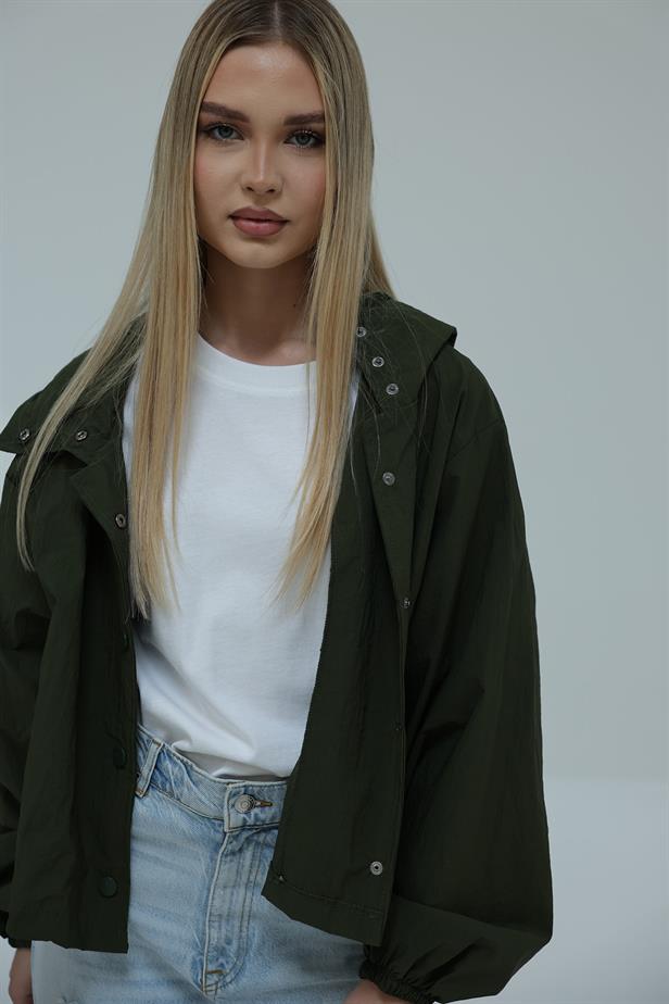 RYN Hooded Jacket - Khaki - Singen