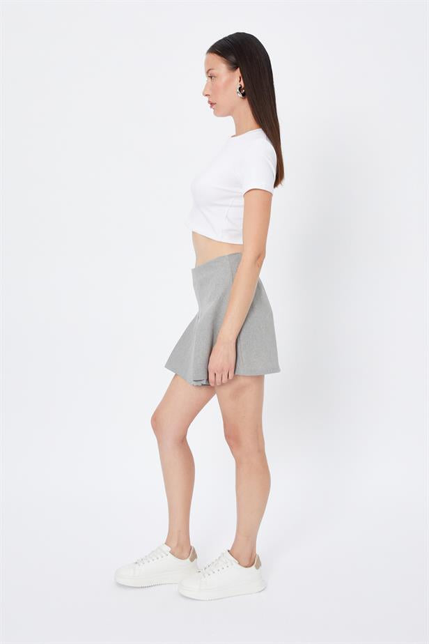 RYN Wholesale Pleated Skirt Gray - Santa Cruz Xoxocotlán
