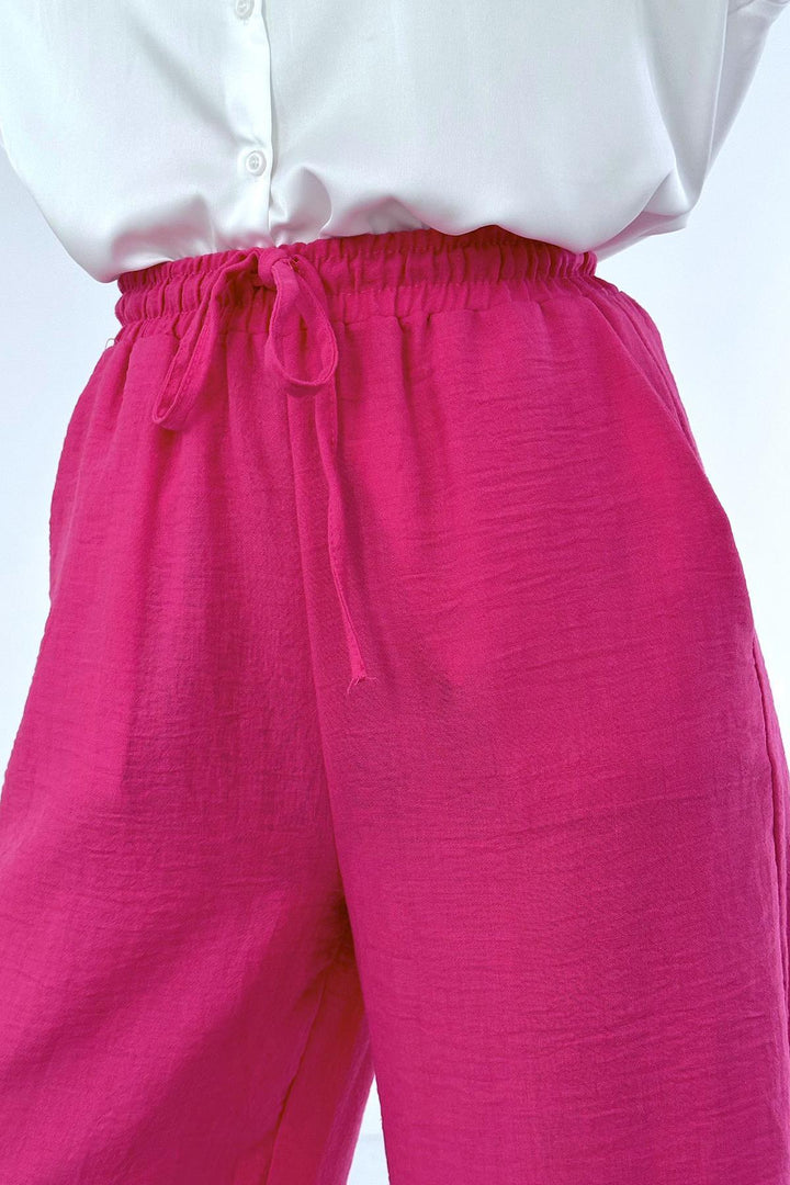 ELS Wholesale Fuchsia Linen Pants - Coachella
