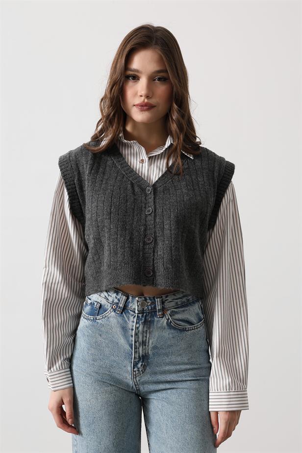 RYN Striped Turtleneck Shirt - Pink - Hobart