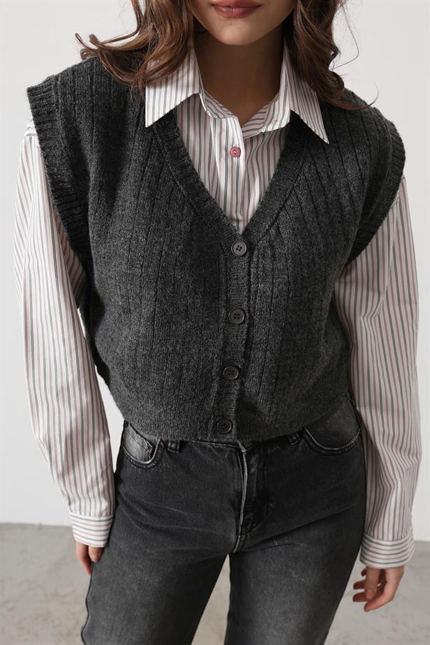 RYN Striped Turtleneck Shirt - Pink - Hobart