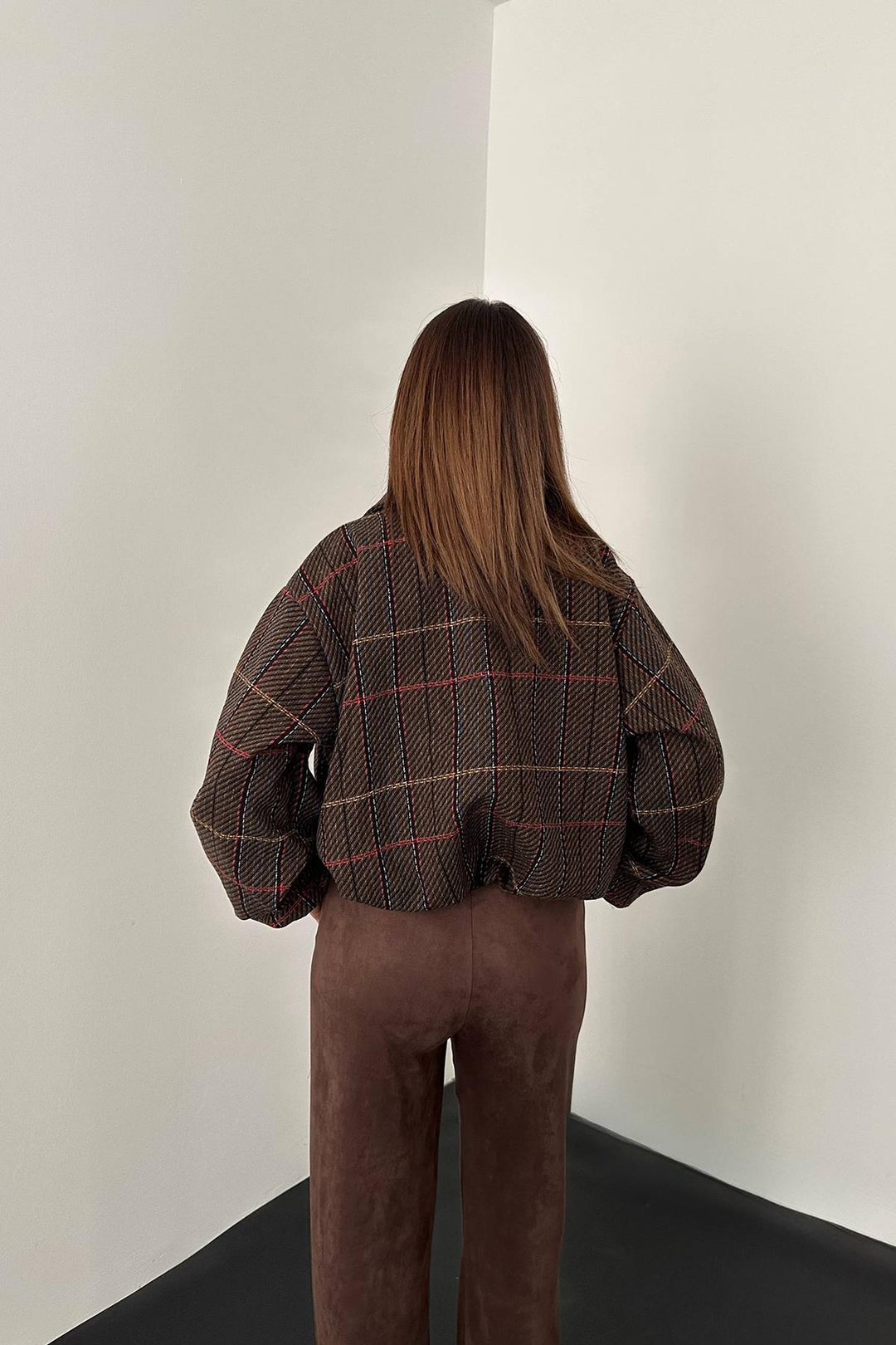ELS Wholesale Brown Checkered Jacket - Castellón de la Plana